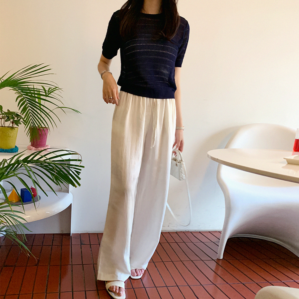 버니스 와이드 슬랙스 - 상세 이미지 3