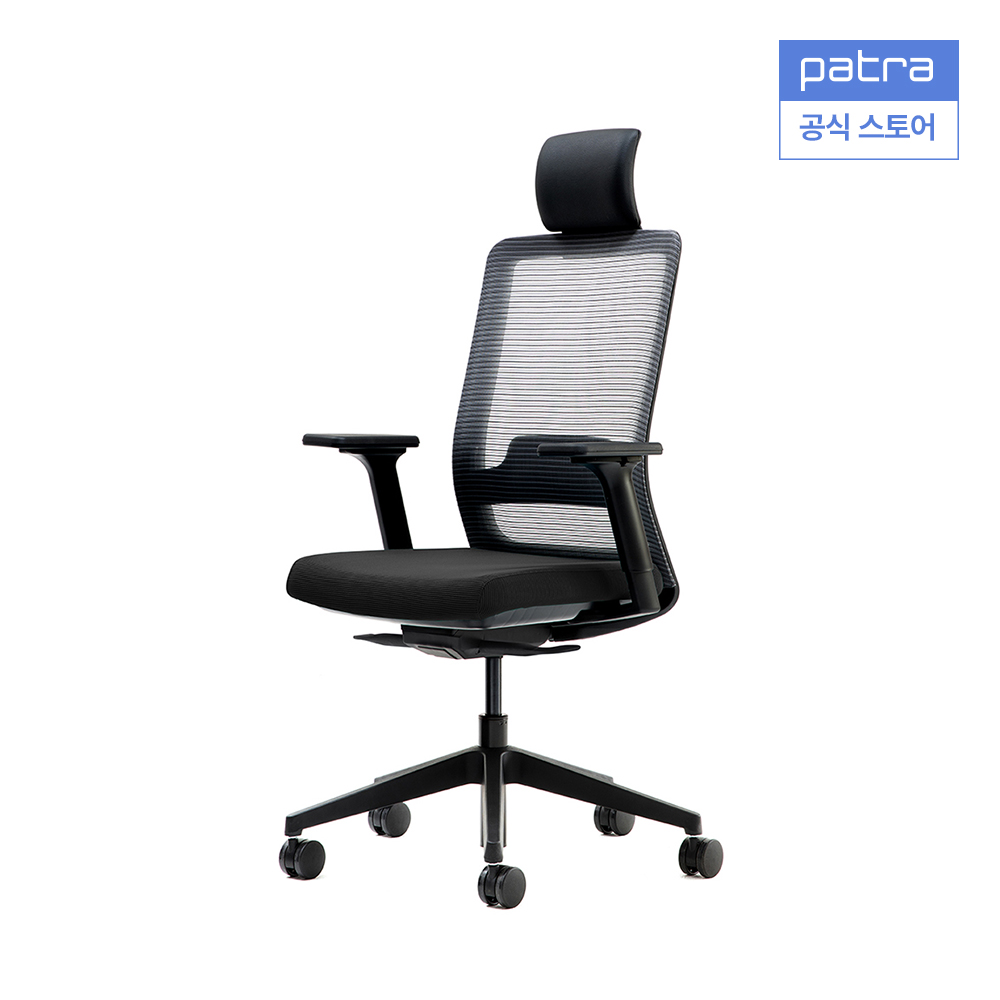 파트라 마린 컴퓨터 학생 책상 의자 CMA11PAB 블랙, 블랙 - 메인 이미지