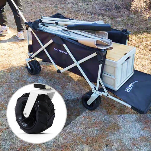 캠프365 유모차 접이식 캠핑 왜건 웨건 특대형 대형 캠핑카트 촬영 피크닉 내하중160kg