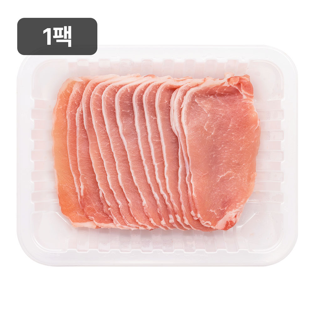 국내산 한돈 후지 뒷다리살 불고기용 고기 1kg, 1개 - 메인 이미지