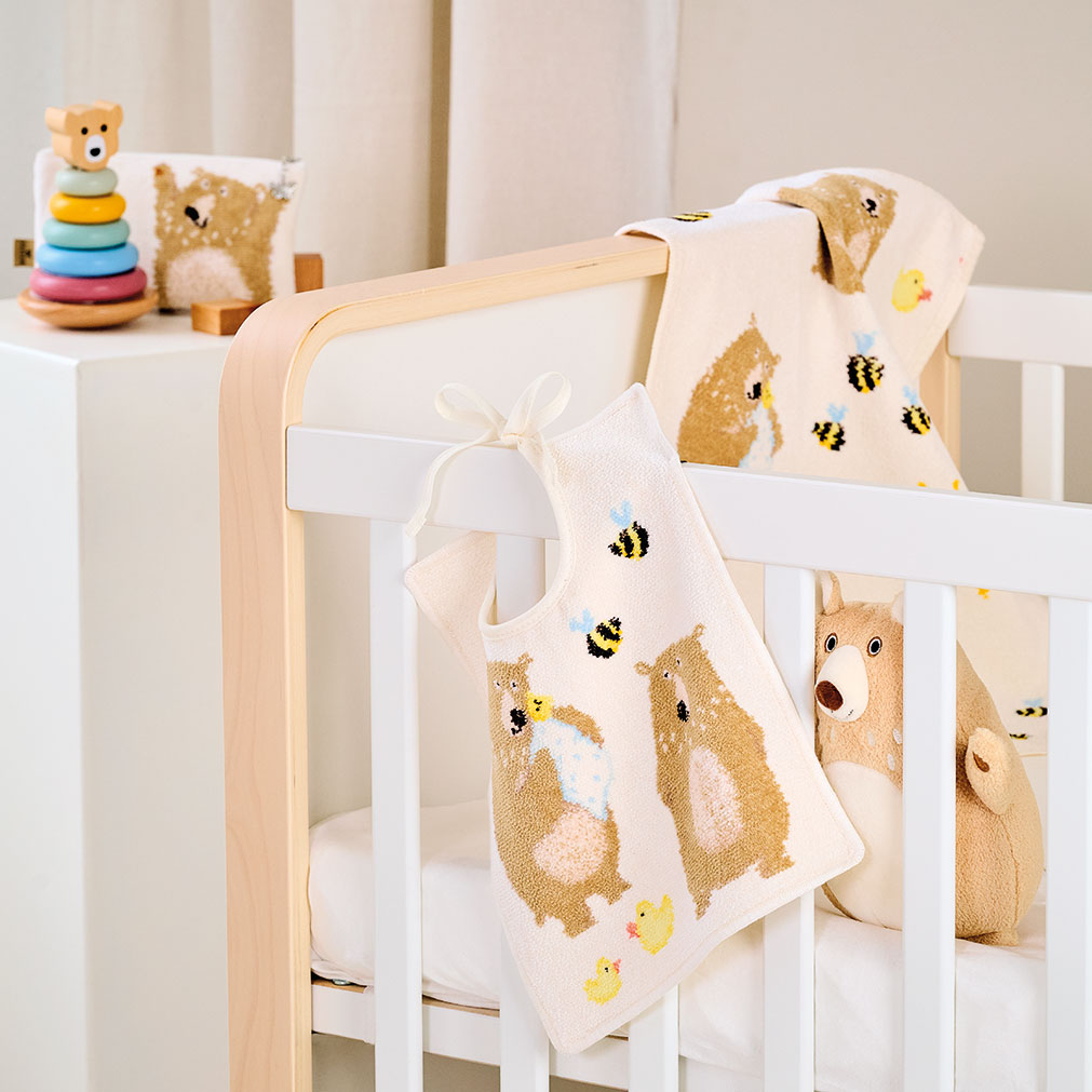 훼이라 벤베어 패밀리 핸드타월 37x50cm 독일직수입 부드럽고 먼지없는 프리미엄 수건