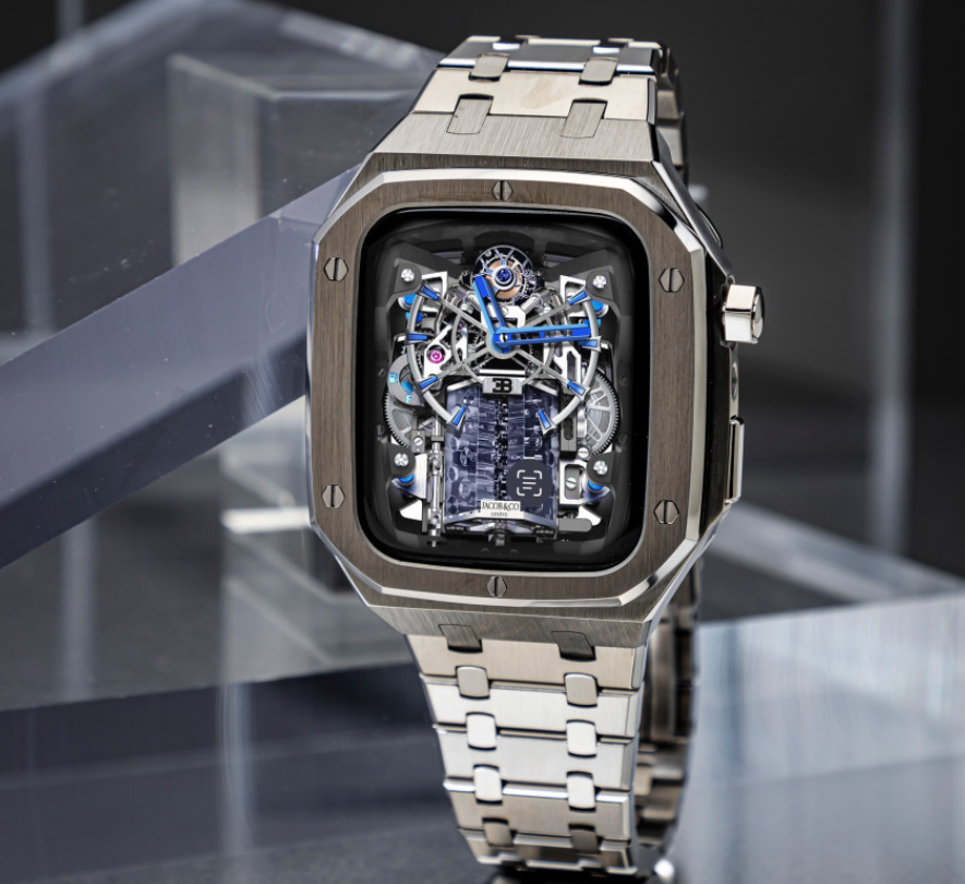 애플워치 SE3 스트랩 메탈 일체형 케이스 애차드밀 리차드밀 명품 밴드 6 7 8 9