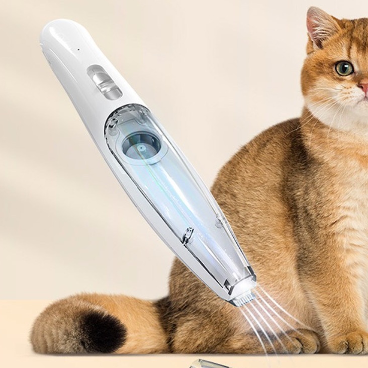 강아지 진공 미용기 귀 고양이 발 털 강아지 흡입 바리깡 - 상세 이미지 4