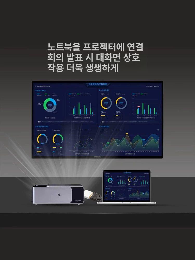 HDMI-VGA 변환 어댑터 컨버터 젠더 블랙 A - 상세 이미지 4