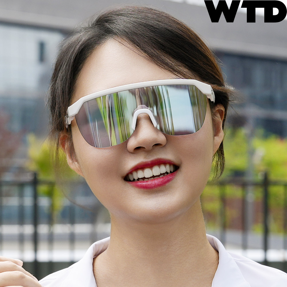 WTD 루나 변색 미러 고글 골프 자전거 러닝 테니스 스포츠 선글라스 - 상세 이미지 4