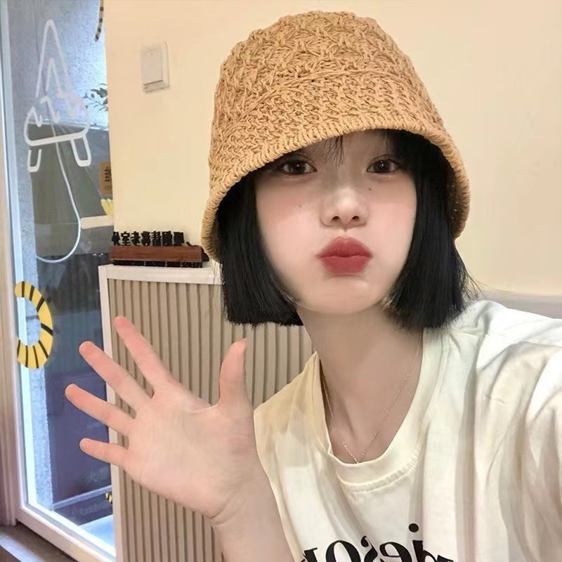 가발달린여름모자 중년항암가발모자 항암치료 비니 - 상품 이미지