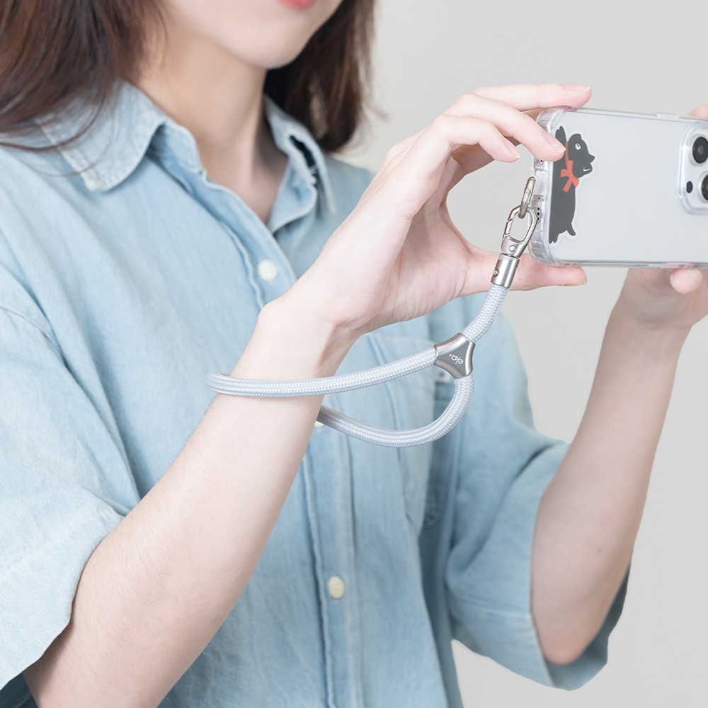 에카엑스 퍼피 클라우드 손목 스트랩 핸드폰 도난방지 여행 목걸이 휴대폰 줄 - 상세 이미지 4
