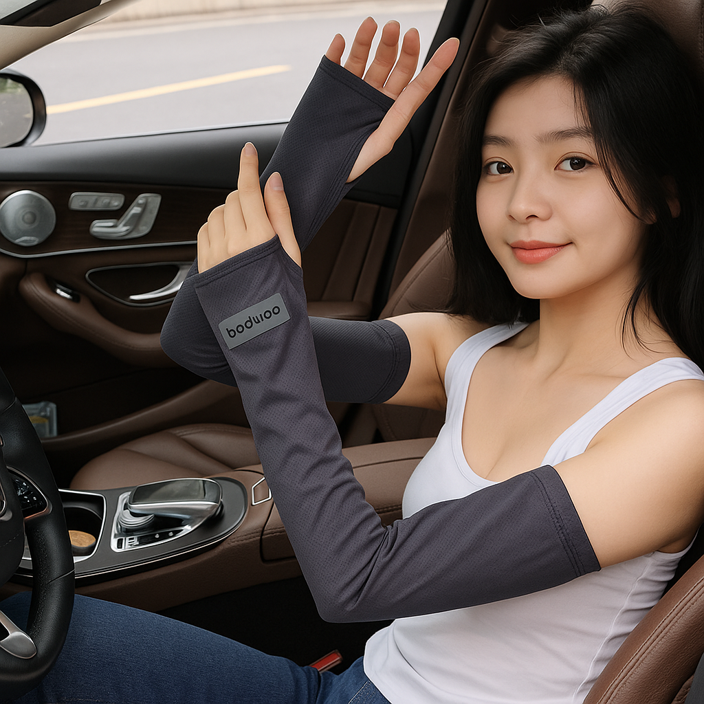 여성팔토시 자외선차단 손등커버 쿨아이스토시 - 상품 이미지
