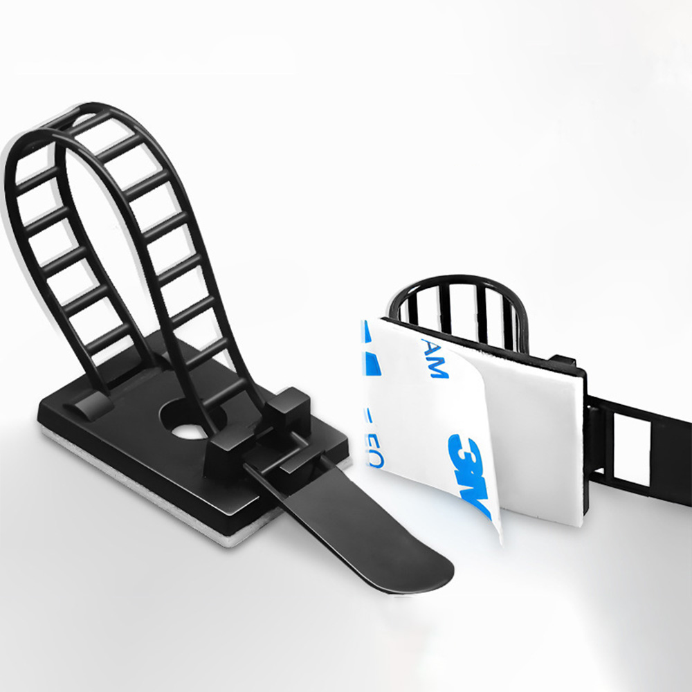 전선정리 케이블 타이밴드 고정 부착 접착 클립 전기선 배선 벽 바닥 홀더 1개