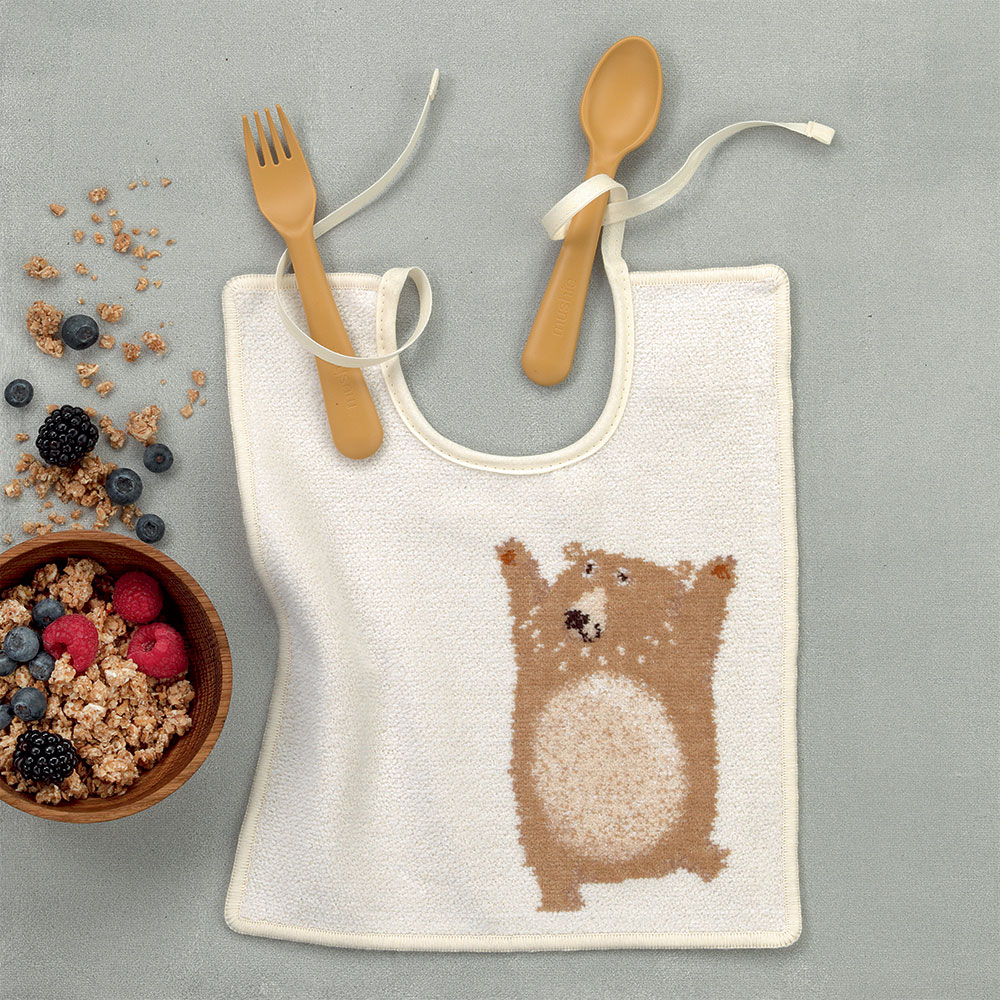 훼이라 벤베어 베이비 턱받이 25x30cm 독일직수입 부드럽고 먼지없는 프리미엄 수건 선물