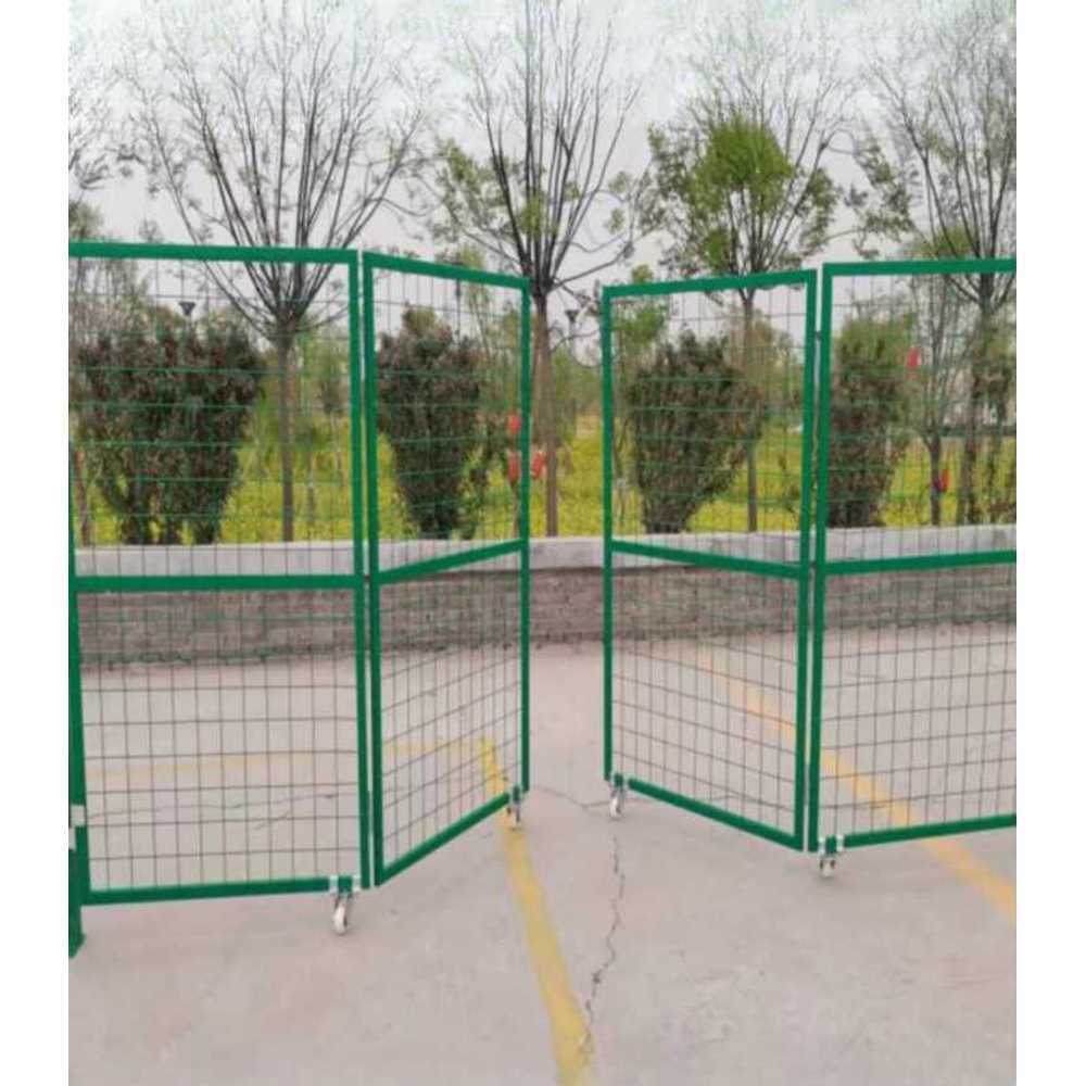 철제 펜스 게이트 전원주택 출입문 농장 울타리 외부 1.8m x 1.5m 단문 (기둥) - 상품 이미지