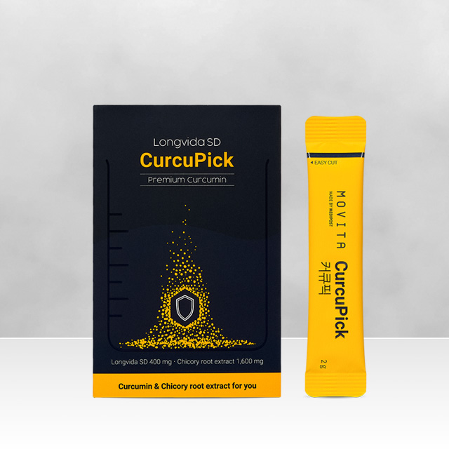 모비타 커큐픽 롱비다 커큐민 흡수율 285배 강황 분말 치커리뿌리 15포 1박스
