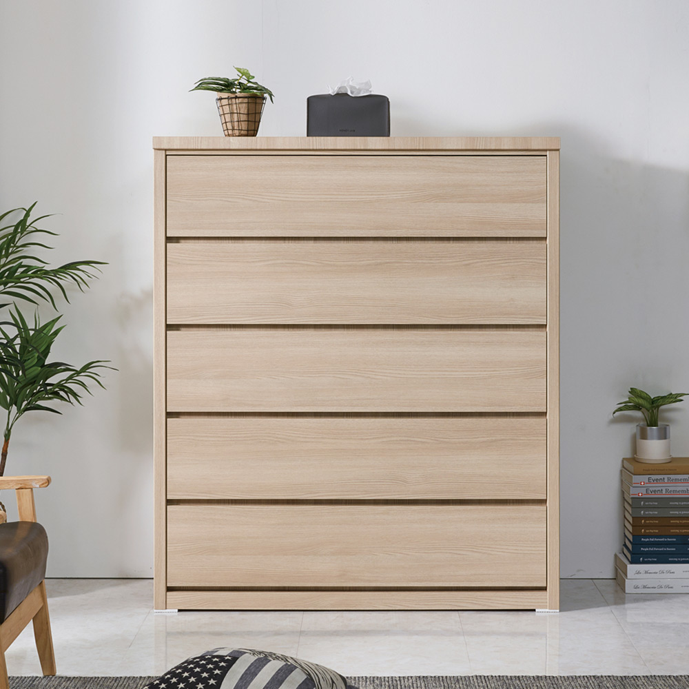 일린 옷서랍장 광폭 칸막이 드레스룸 수납장 1200x500x1408mm, 5단, 네추럴