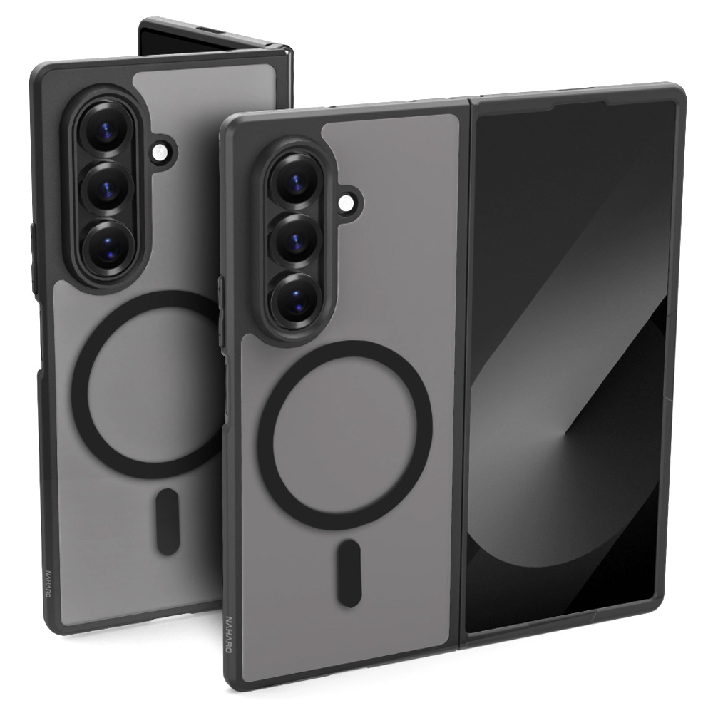 나하로 맥세이프 케이스 아머 하이브리드 클리어블랙, 갤럭시 Z폴드7