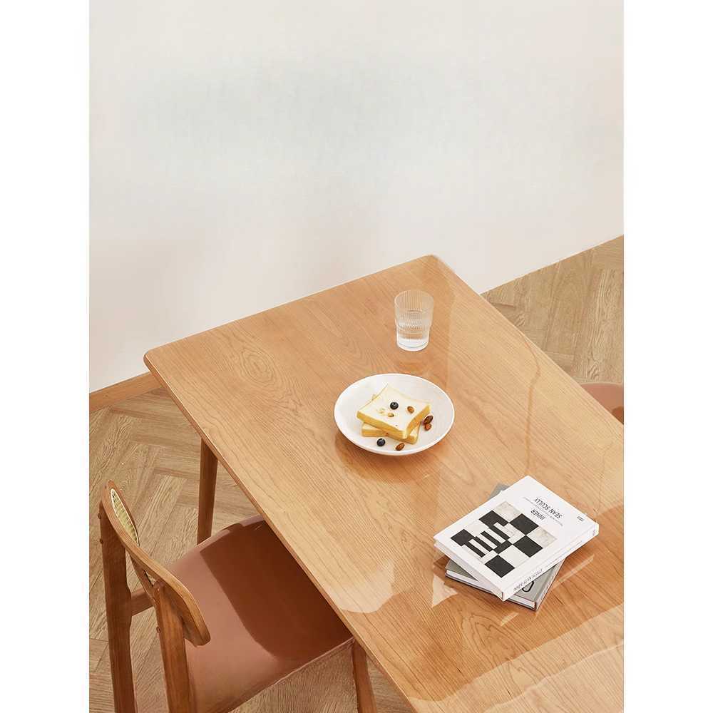PVC 투명 식탁 매트 인테리어 커버 방수 유리 대용 A형 60x60cm(1.6mm) - 상세 이미지 3