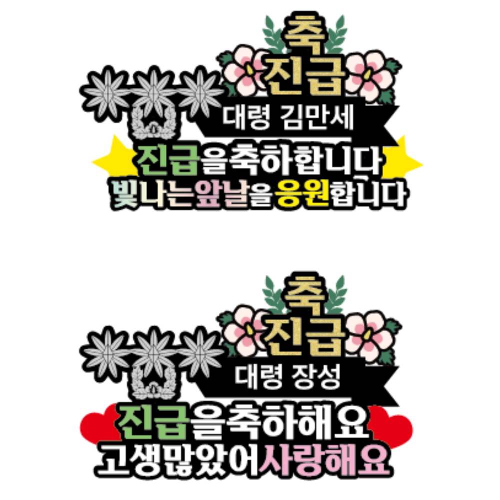 육군 군인 군대 축하 전역 진급 토퍼 남편 선물 이미지 4
