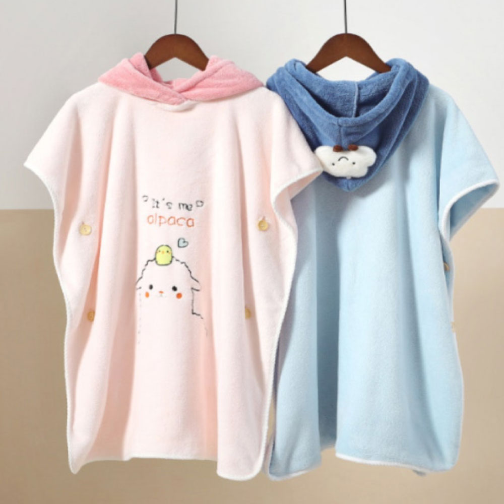 아기 비치가운 유아 샤워가운 물놀이 토끼숄