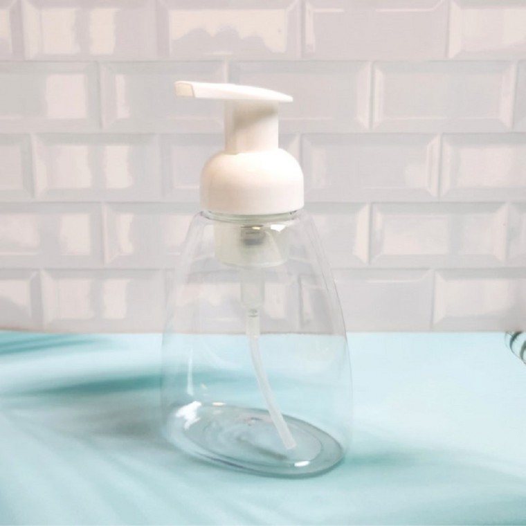300ml 거품 펌프 투명 용기 회전펌프용기 공병 - 메인 이미지