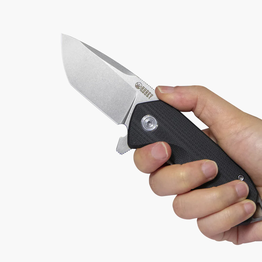 쿠비 캄페 네스트 G10 블랙 폴딩 나이프 등산 휴대용 칼 - 상세 이미지 3