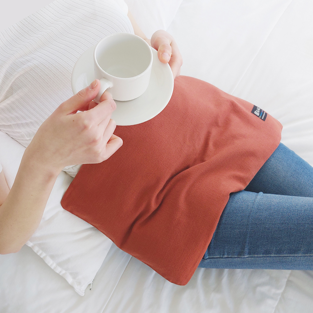 들꽃잠 전신 찜질팩 멀티형 허리 배 등 어깨 복부 임산부 생리 팥