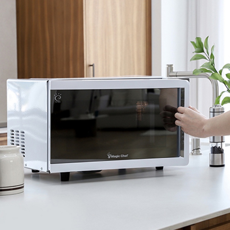 매직쉐프 무회전 플랫 전자레인지 23L 자취생 미니 전자렌지 세라빅 레트로