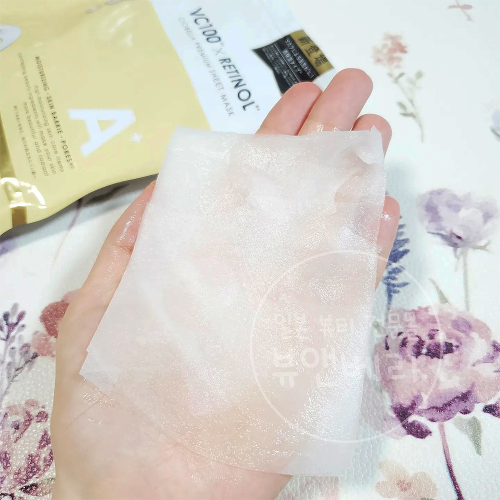 씨씨벨라 VC100x레티놀 마스크시트 30매입 일본 마스크팩 - 상세 이미지 2