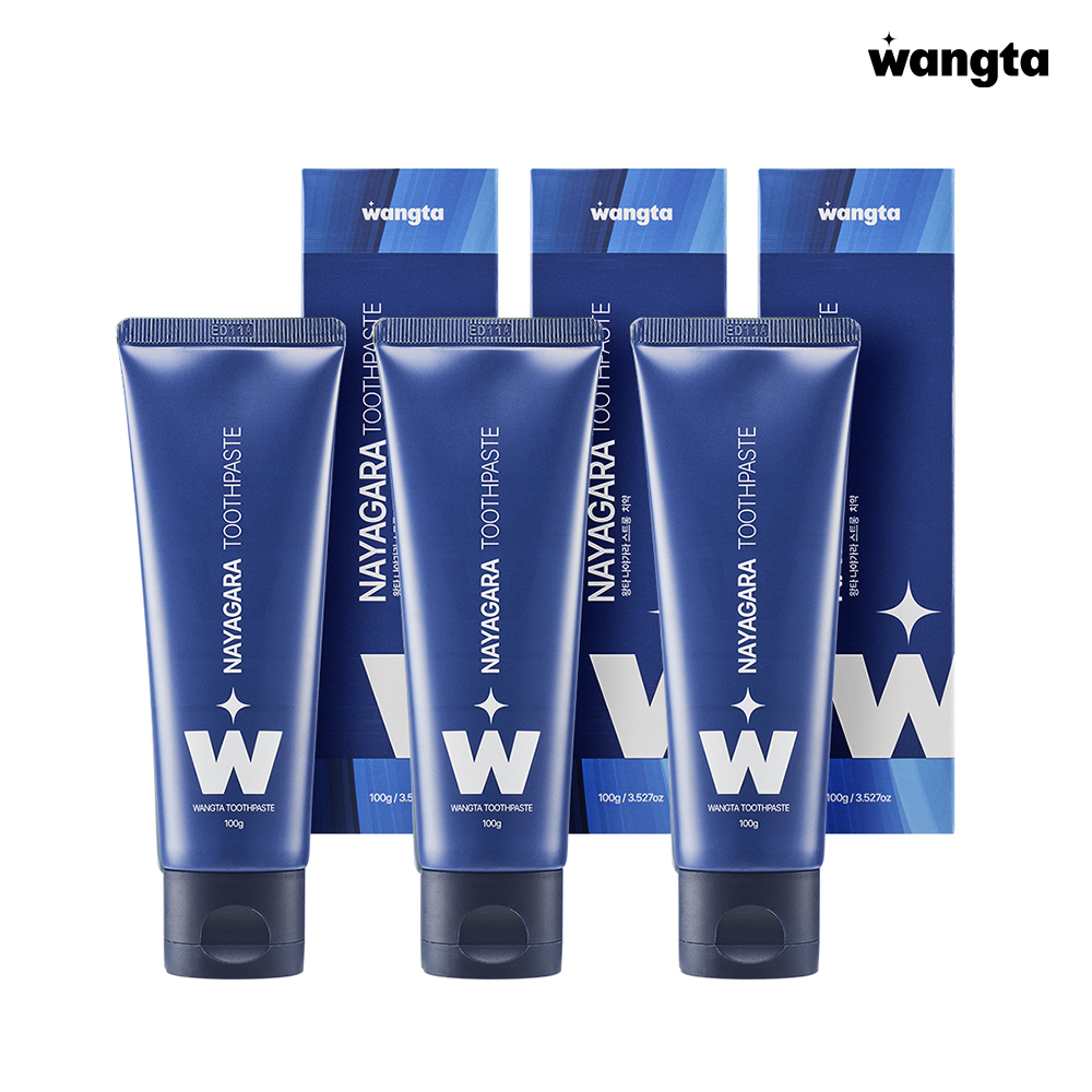 왕타 나야가라 치약 100g, 3개 제품 이미지