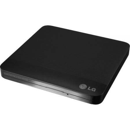 LG Electronics [해외]LG전자 GP50NB40 8X USB 2.0 슬림 휴대용 DVD 리라이터 외장 드라이브, M-DISC 지원, 블랙