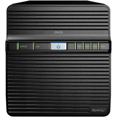 [해외]Synology 디스크스테이션 DS420j NAS 서버(1.4 포함)GHz CPU, 1GB 메모리, 32TB HDD 스토리지 1) 8TB (4 x 2TB) SATA 3.5