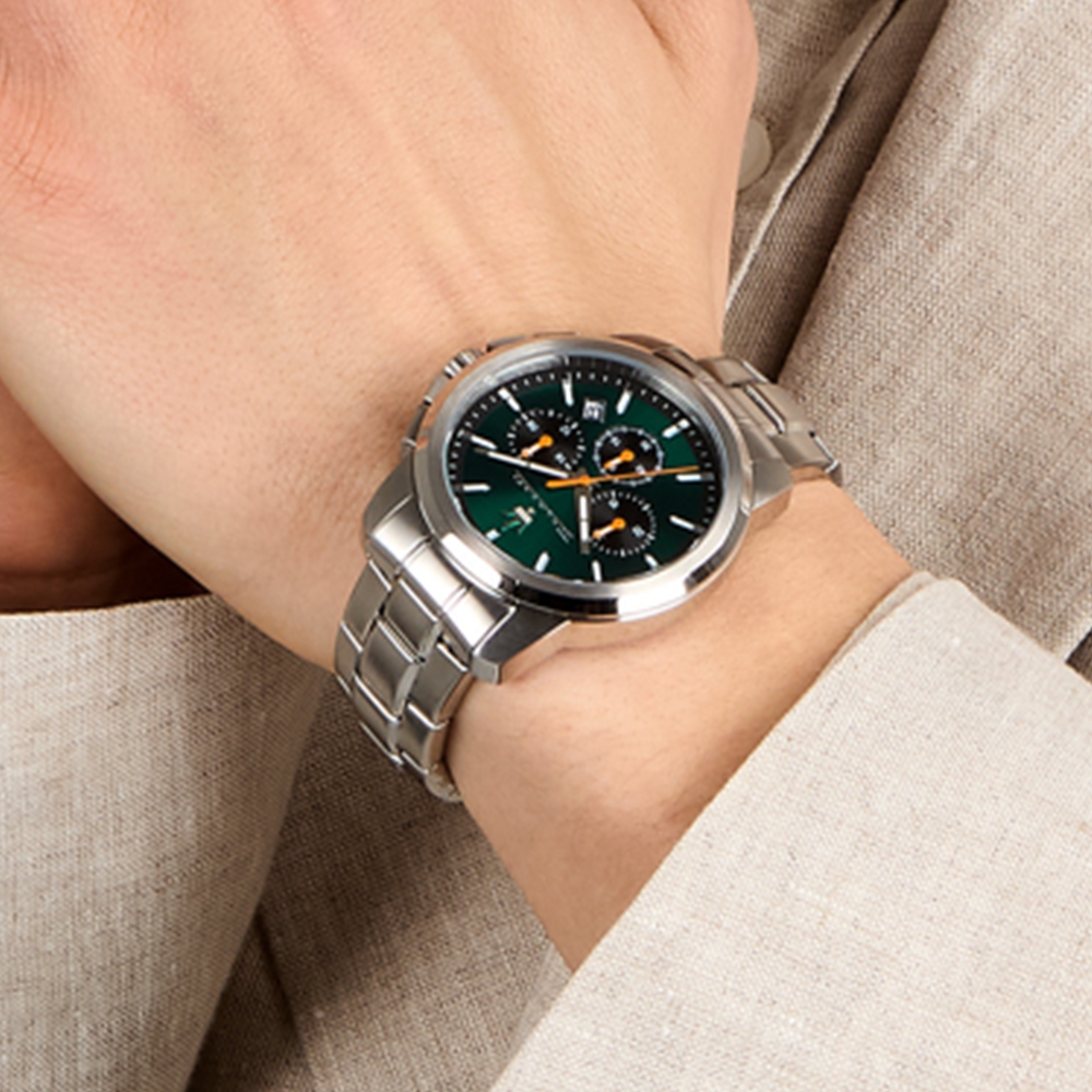 [Italian Design] 마세라티 남자 SUCCESSO 메탈 클래식 손목 패션 방수 야광시계 그린