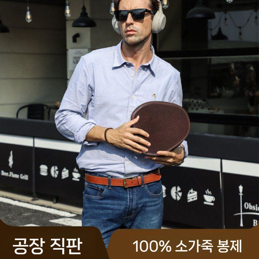 WH1000 XM6 헤드폰 가방 가죽 휴대용 파우치 지퍼 다중 기능 보호 케이스 - 상세 이미지 4