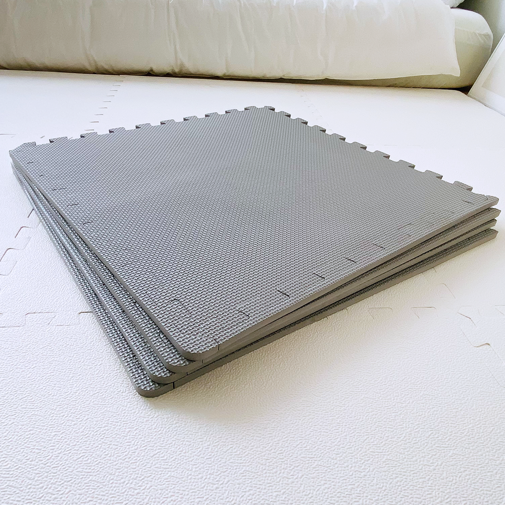 손할매 솔리드 EVA 어린이 퍼즐매트 대형 4P 60cm X 1.2cm 60x60x1.2cm, 그레이, 4장