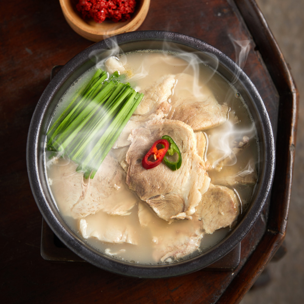 부산 동백국밥 프리미엄 한돈 돼지국밥 570g 1개 - 상품 이미지