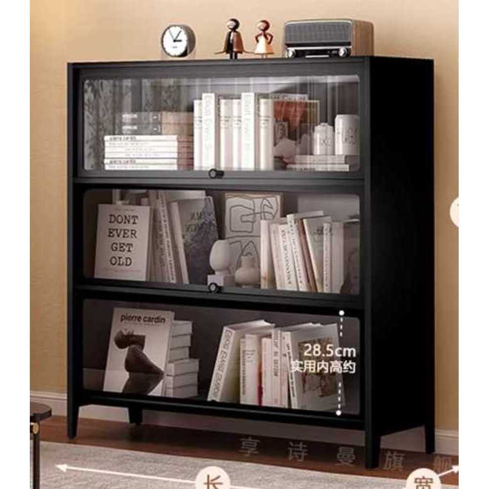 피규어 진열장 보관함 박스 대형 가챠 레고 프라모델 블랙 3단(80x 30x 106cm) 이미지 6