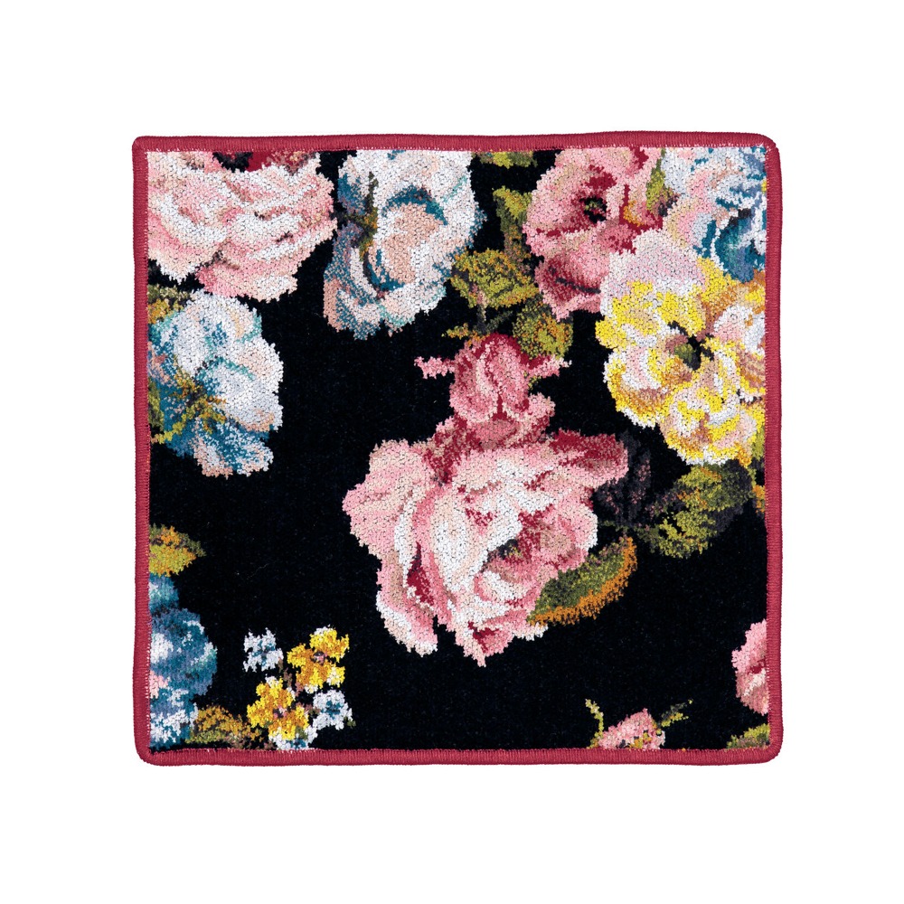 훼이라 로즈드림 페이스타월 와인 30x30cm 독일직수입 부드럽고 먼지없는 프리미엄 손수건 - 상품 이미지