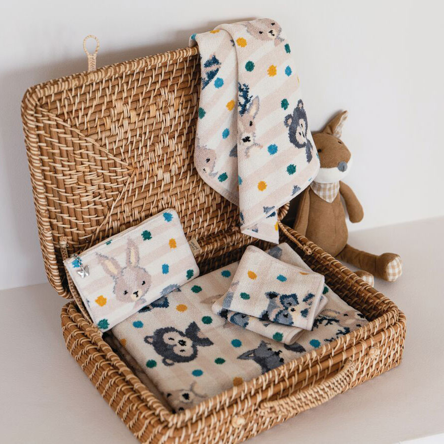 훼이라 우드랜드 핸드타월 37x50cm 독일직수입 부드럽고 먼지없는 프리미엄 순면수건 선물