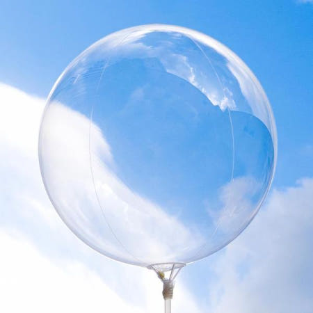 자사 협력업체 PVC 투명 버블 풍선 신축형 50cm 낱개 장식 이벤트 축제 파티 재미 활동 공기 반짝