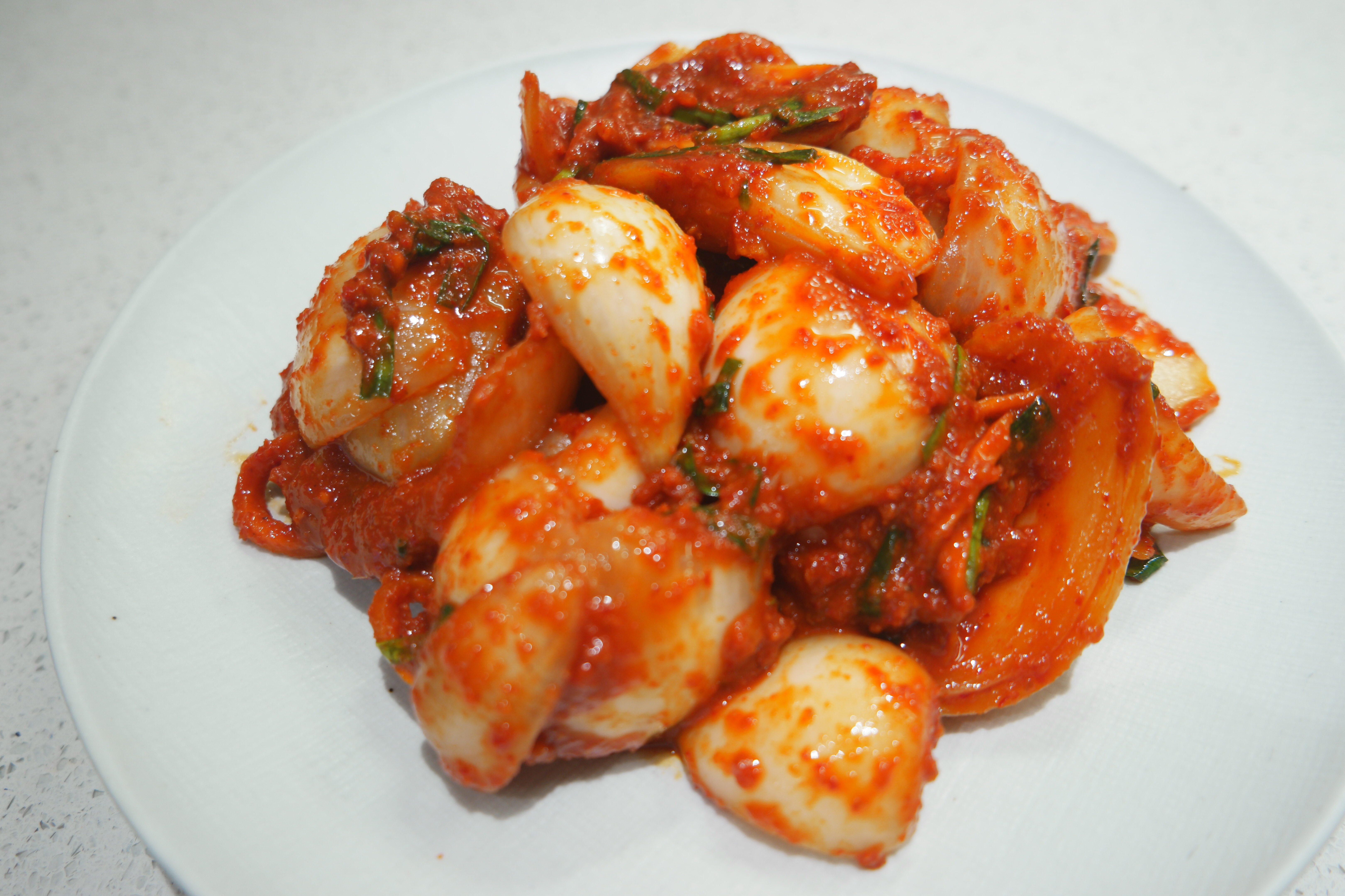 핵폭탄양파김치 매운 별미 실비양파줄기김치 1kg - 상세 이미지 2