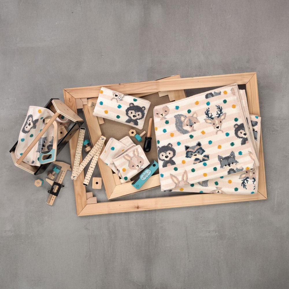 훼이라 우드랜드 핸드타월 37x50cm 독일직수입 부드럽고 먼지없는 프리미엄 순면수건 선물