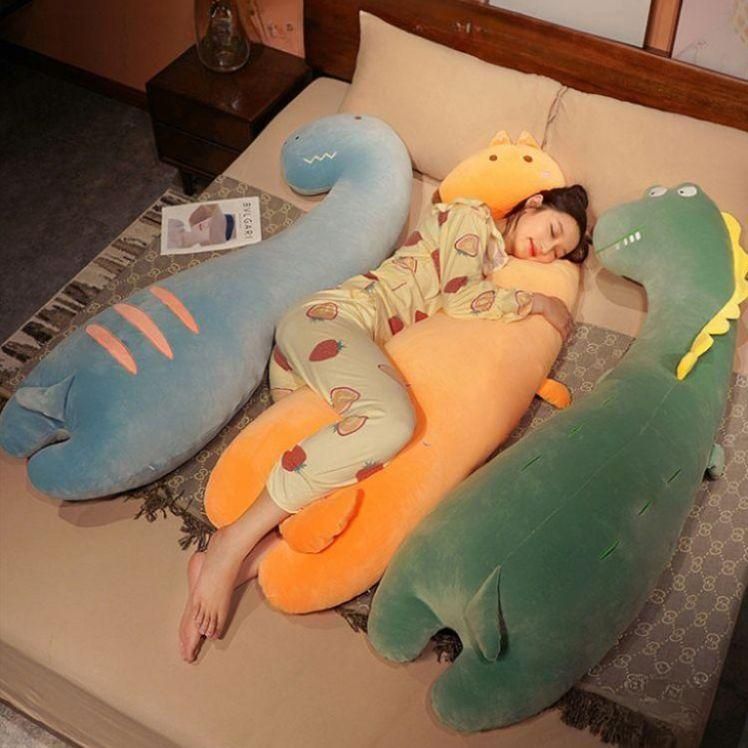 귀여운 바디필로우 대형 쿠션 안고자는 큰 베개 동물 캐릭터 성인애착 인형 - 상품 이미지