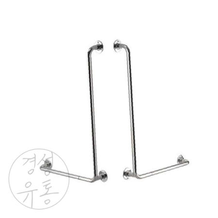 경성 욕실 벽면설치 스텐 보조손잡이 L자형 장애자손잡이 욕실안전바