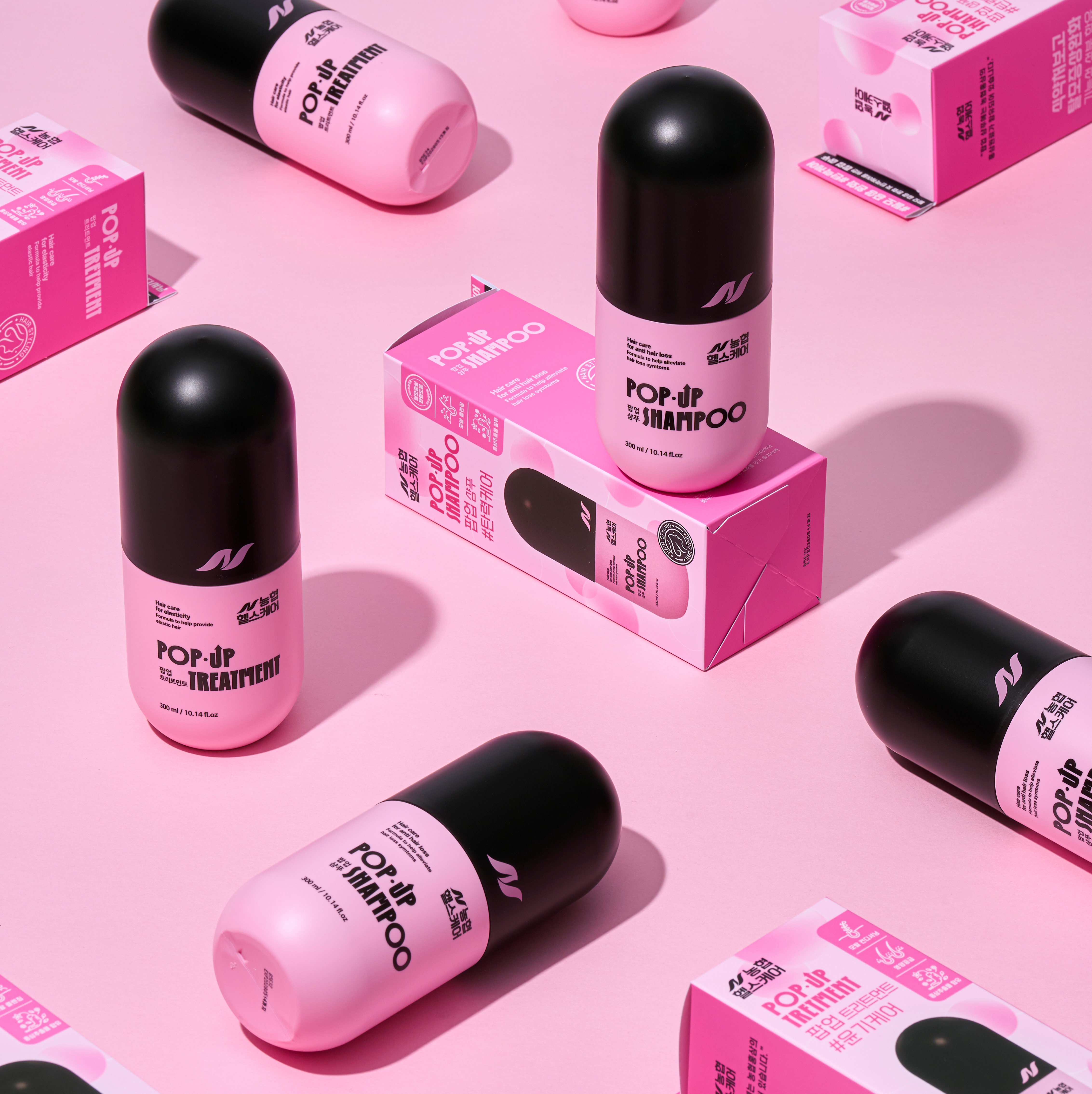 농협헬스케어 팝업샴푸 정수리 앞머리 원형 M자 여성산후탈모 폴리페놀 볼륨 300ml, 1개 - 상세 이미지 4