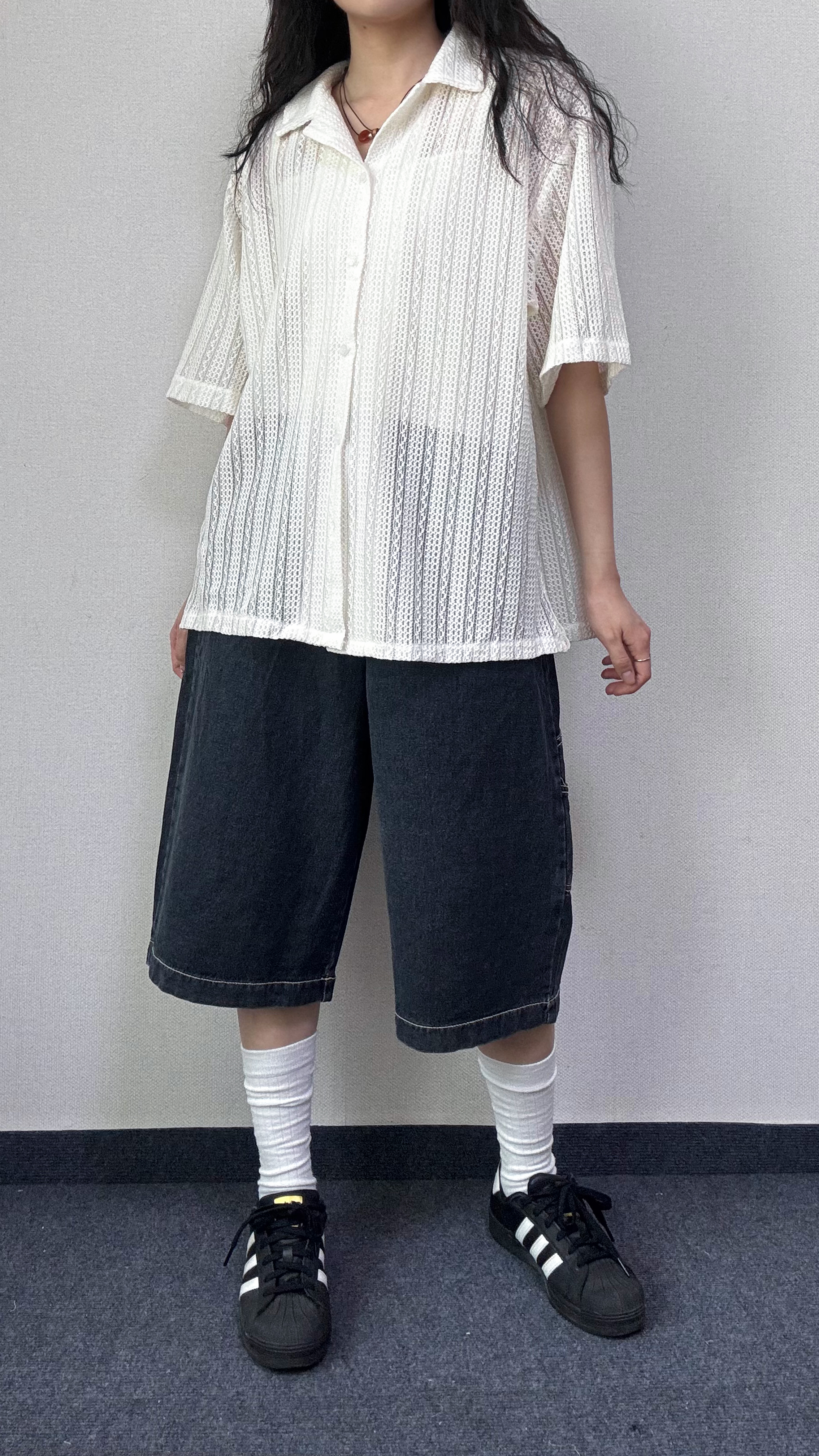 도어 와펜 버뮤다 데님 팬츠 [3Size] - 상세 이미지 4