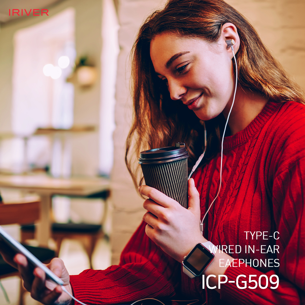아이리버 C타입 유선 이어폰 마이크 노이즈캔슬링 줄 게이밍 인이어 컴퓨터 노트북 태블릿 PC