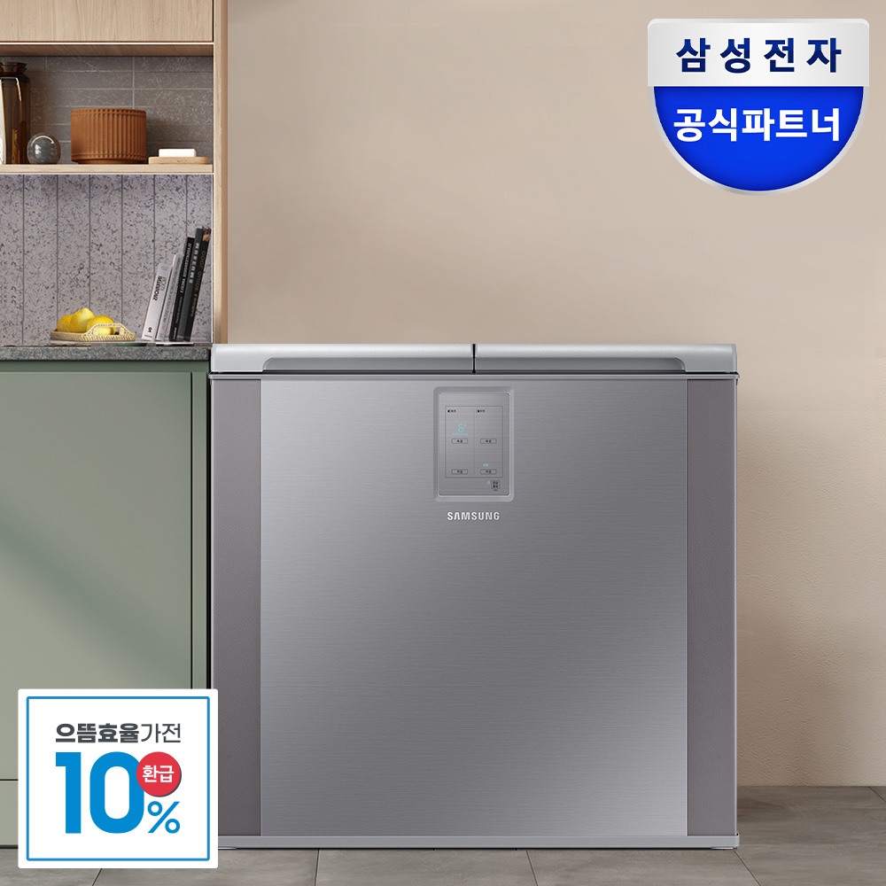 [환급혜택가53만]삼성 김치플러스 뚜껑형 김치냉장고 RP20C3111S9 1등급 202L 리파인드 이녹스