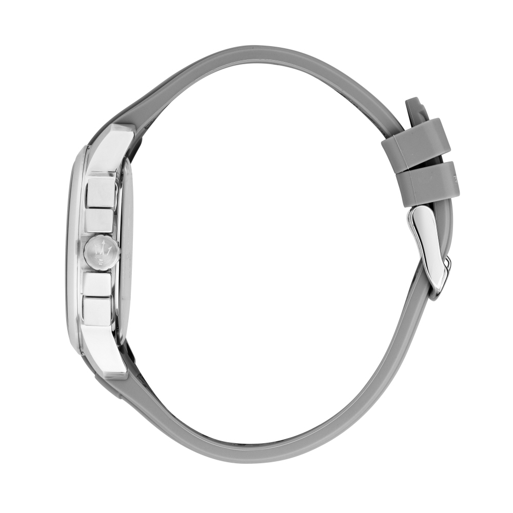 [Italian Design] 마세라티 남자 SUCCESSO 고무 클래식 손목 패션 방수 야광시계 그레이/블랙 - 상세 이미지 5