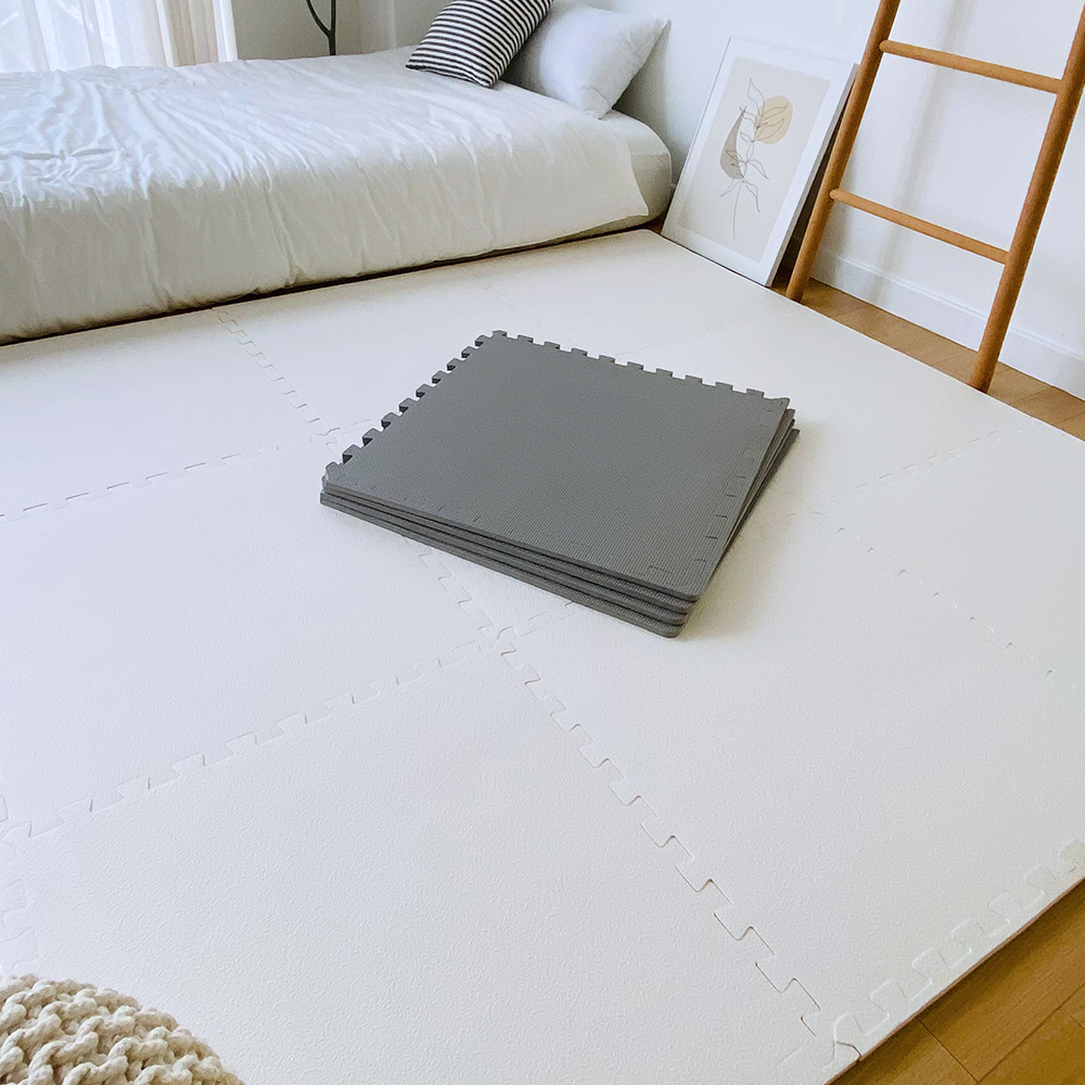 손할매 솔리드 EVA 어린이 퍼즐매트 대형 4P 60cm X 1.2cm 60x60x1.2cm, 그레이, 4장 - 상세 이미지 3