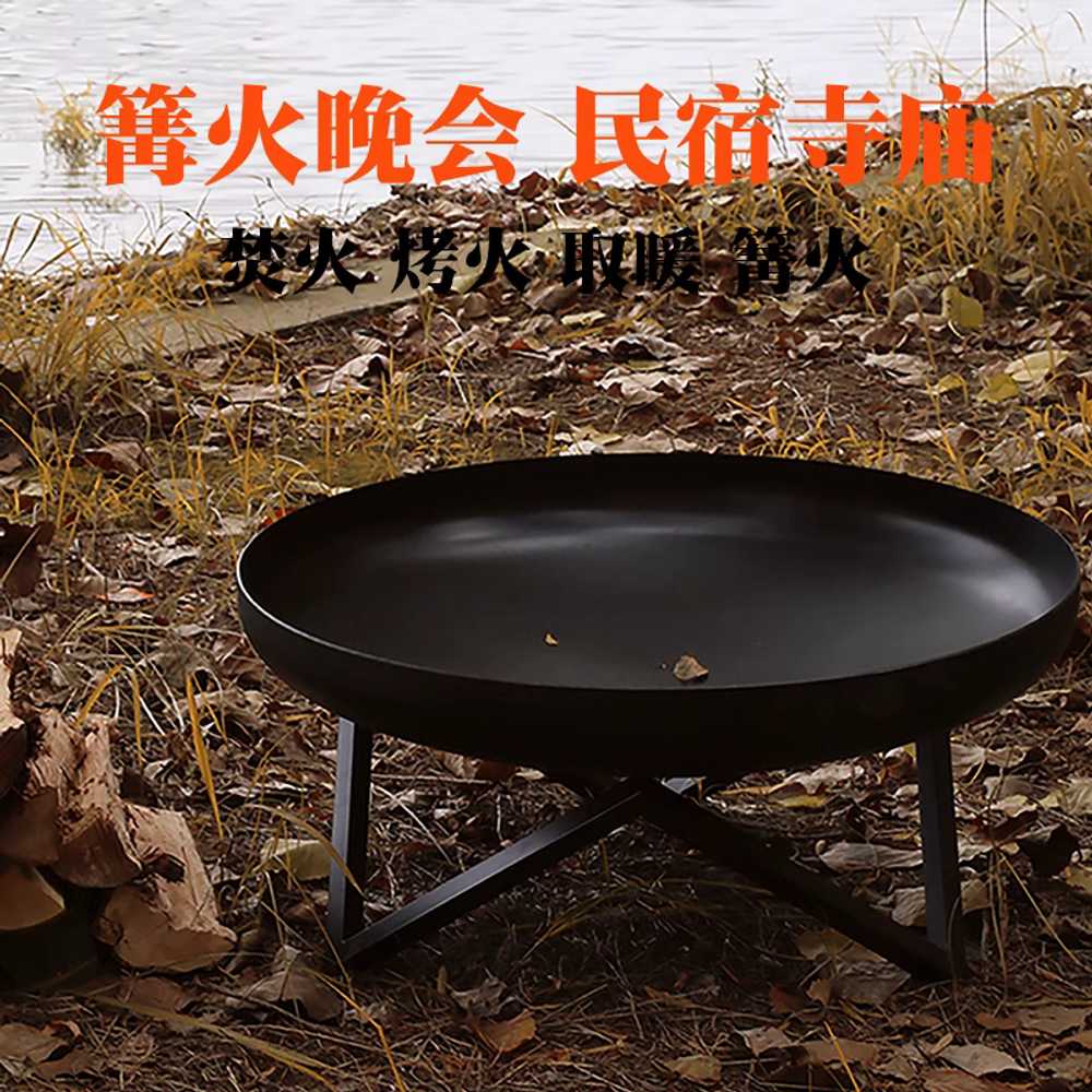 장작 화로대 화롯대 원형 난로 펜션 정원 파이어피트 - 상세 이미지 5