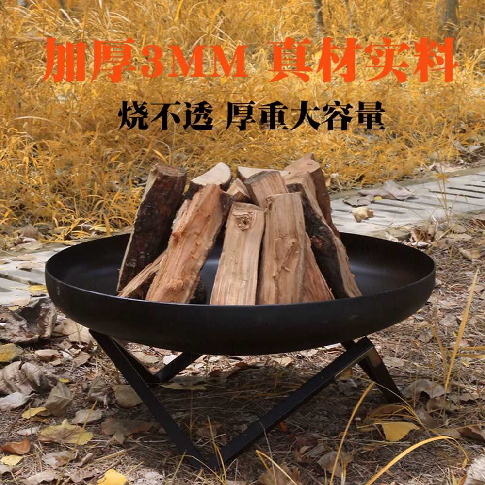 장작 화로대 화롯대 원형 난로 펜션 정원 파이어피트 - 상세 이미지 4