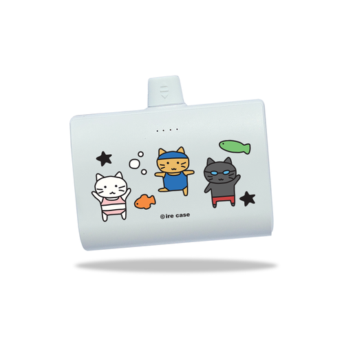 PM 수영캣 아이폰 갤럭시 듀얼 도킹 보조배터리 BZ 10000mah - 상세 이미지 4